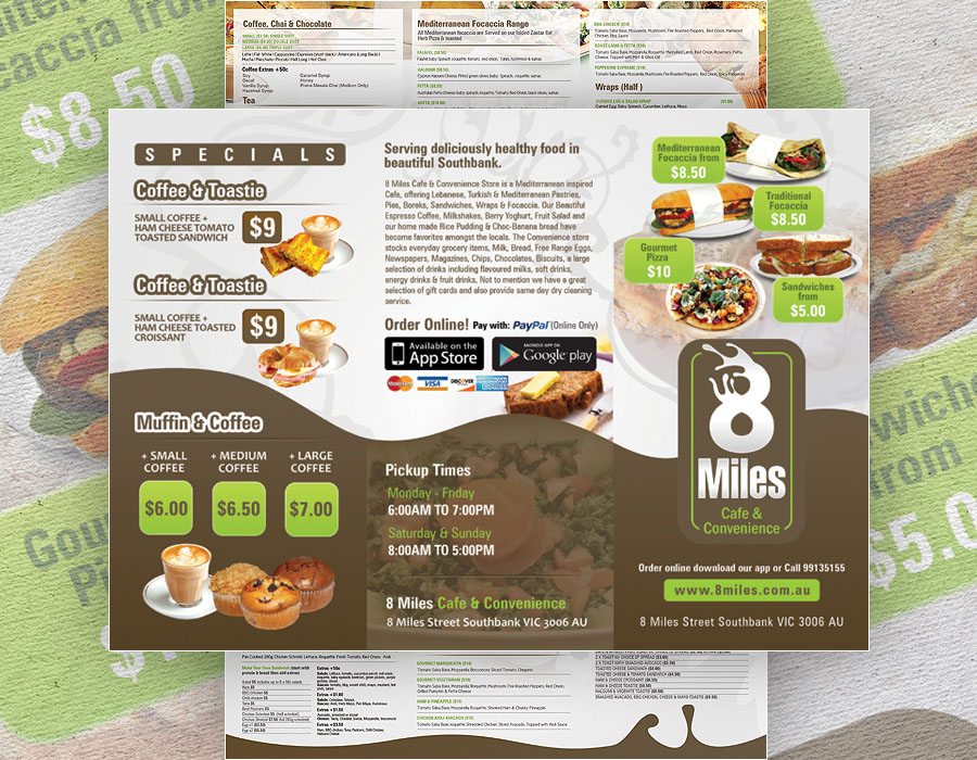 8 Miles | Tri-fold Brochure Design