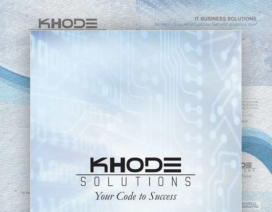 Khode Solutions | Four-sided Brochure Design