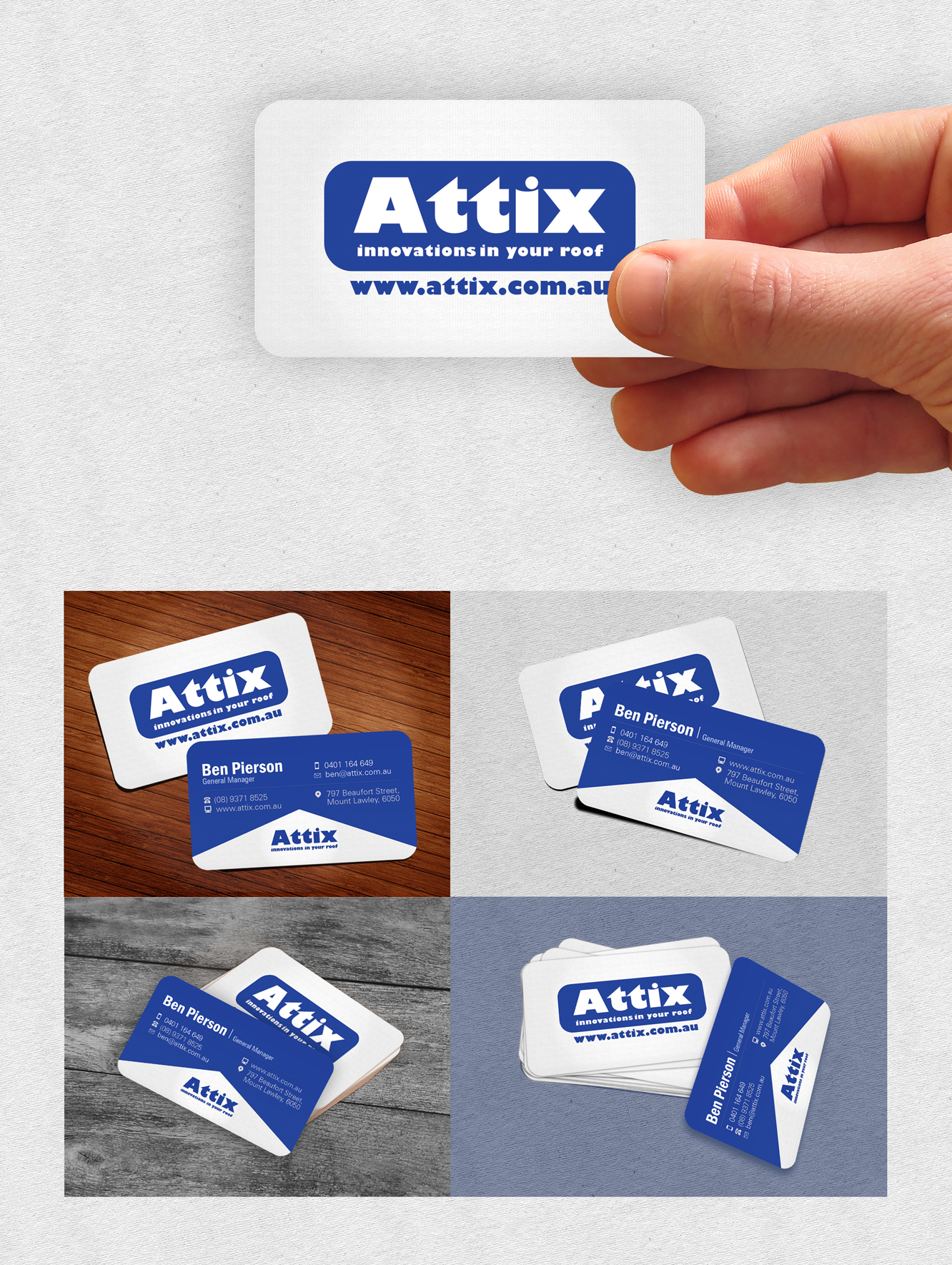 Attix | Businesscard | Flyer | Poster Design