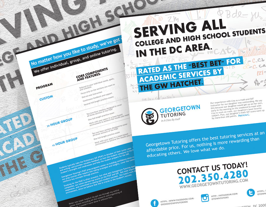 Georgetown Tutoring | Flyer Design