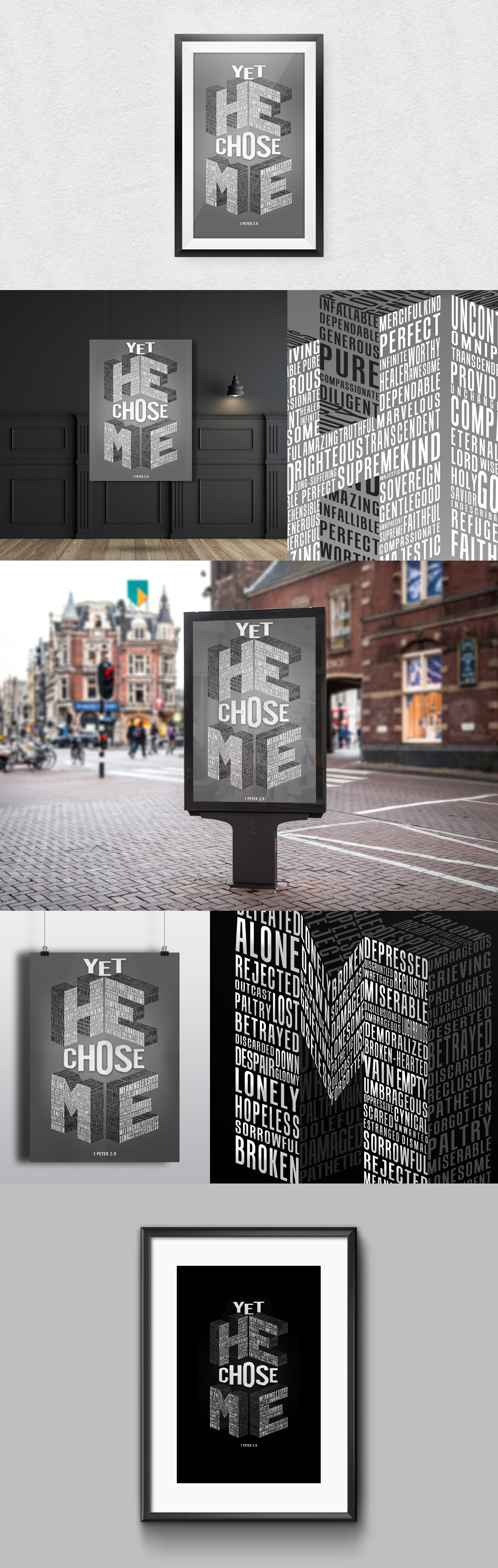 Yet He Chose Me | T-Shirt/Poster Design