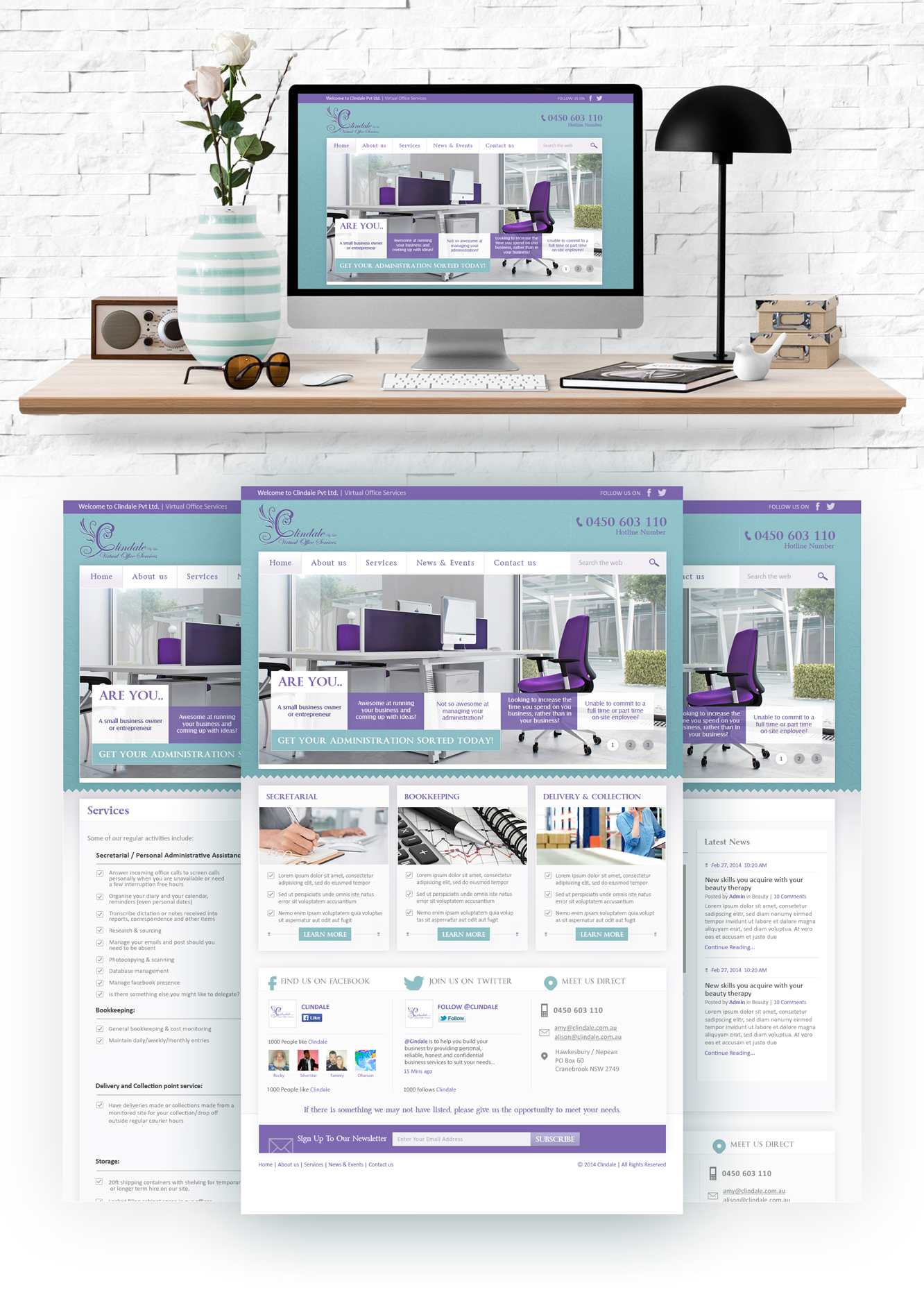 Clindale | Virtual Office Services | Website Design