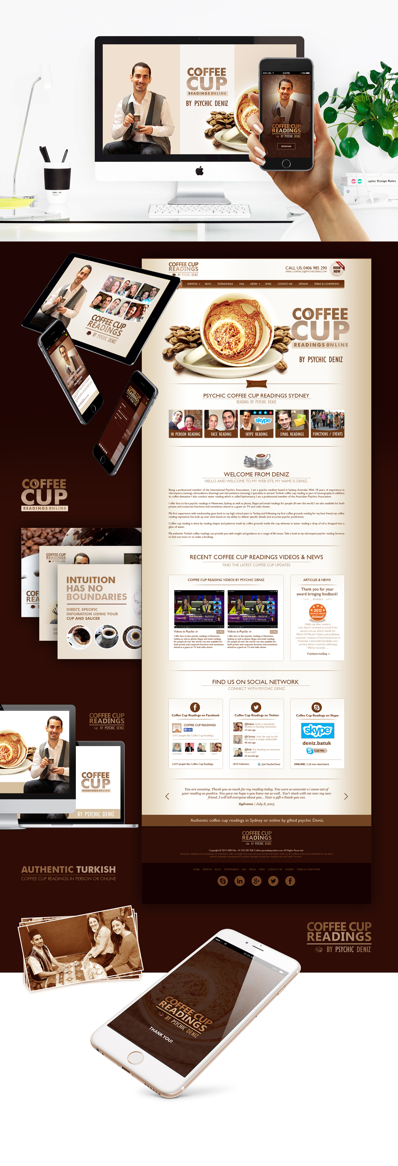 CoffeeCup Readings | Website Design | Social Media | Mobile App Design