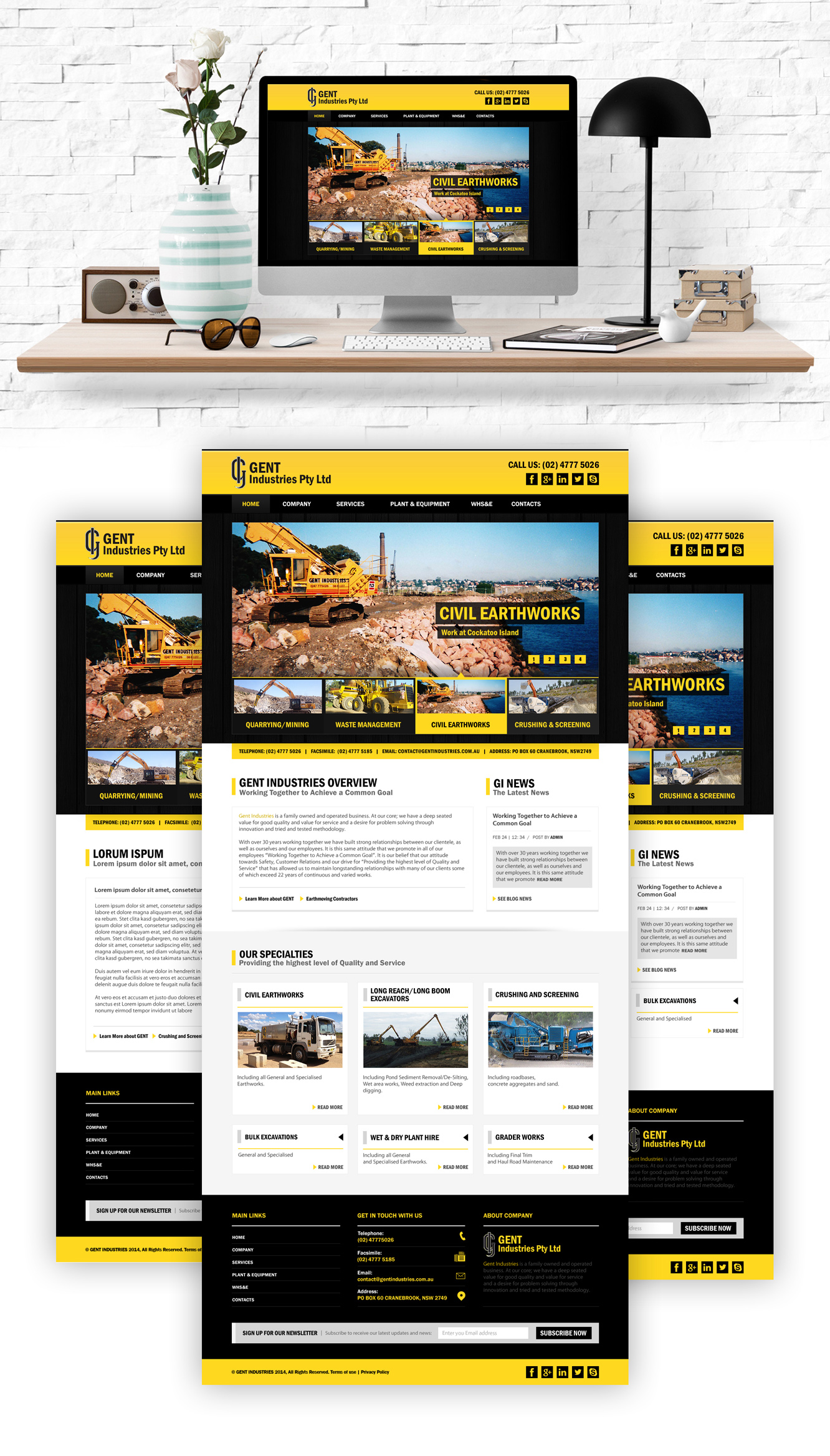Gent Industries | Website Design