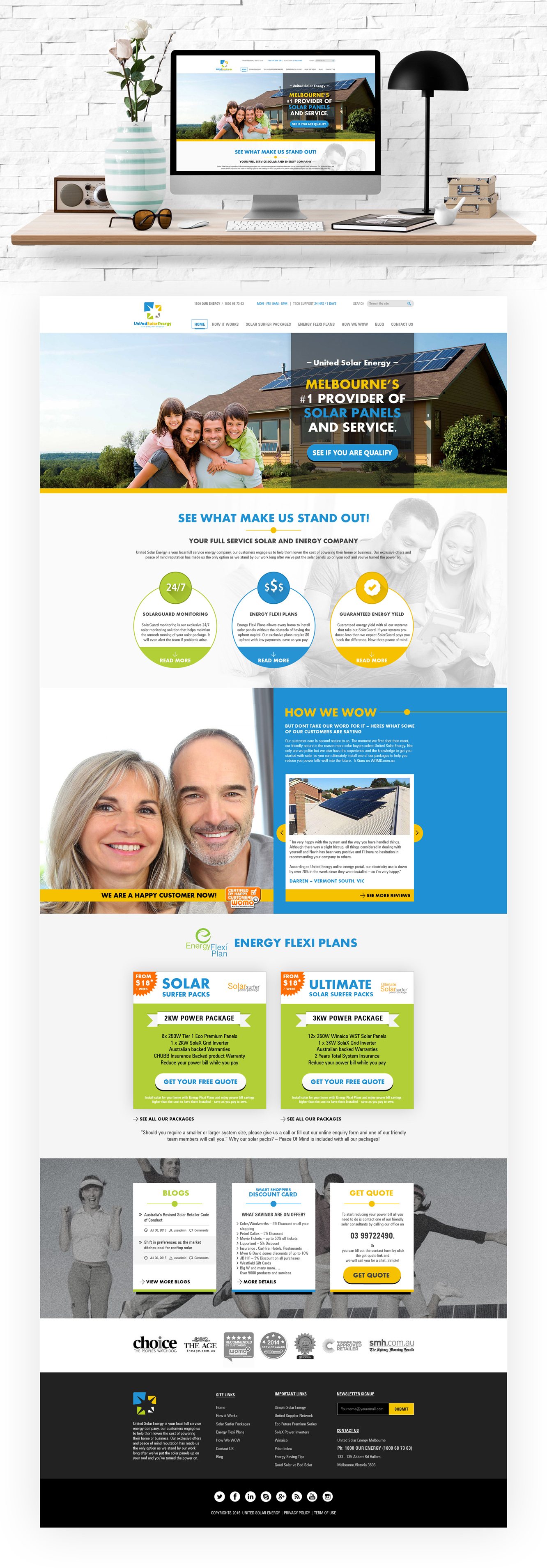 United Solor Energy | Website Design
