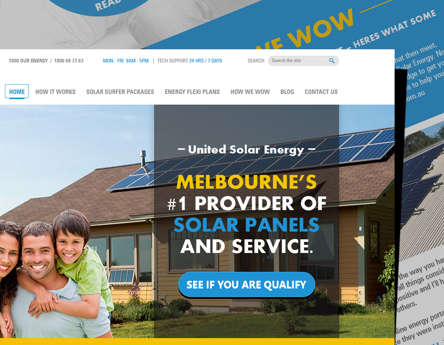 United Solor Energy | Website Design